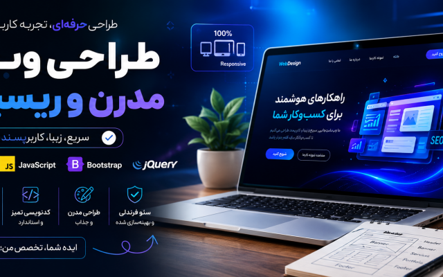 برای کسب و کار شما یک وبسایت مدرن طراحی کنم