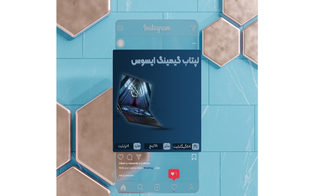 پست های اینستاگرامی برای شما طراحی کنم